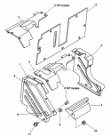 Housing Group Diagram and Parts List for 1692371  Simplicity Chipper Shredder