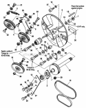Rotor Group Diagram and Parts List for 1692371  Simplicity Chipper Shredder