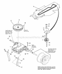 Gear Transmission - Group 1 Diagram and Parts List for 1692417  Simplicity Lawn Tractor