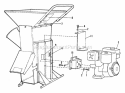 Engine  Drive Group (2633I02) Diagram and Parts List for 1692315  Simplicity Chipper Shredder