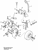 Part Location Diagram of 1706019ASM Murray WELD SPINDLE RH