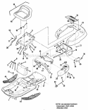 Part Location Diagram of 1709269SM Simplicity U Support, Seat Deck
