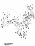 Front Column  Dash Group Diagram and Parts List for 1692180  Simplicity Lawn Tractor