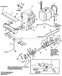 Engine Exhaust  Drive Shaft Group Diagram and Parts List for 1692143  Simplicity Lawn Tractor