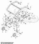 42  48 Mower - Support Diagram and Parts List for 1691671  Simplicity Lawn Tractor