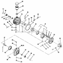 Hydro Pump Service Parts Diagram and Parts List for 1691655  Simplicity Lawn Tractor