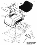 Part Location Diagram of 1714482 Simplicity Cover, Seat