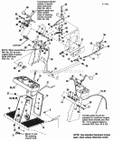 Console  Controls Diagram and Parts List for 1691655  Simplicity Lawn Tractor