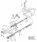 Gear Transmission Service Parts - Diagram 3 Diagram and Parts List for 1692025  Simplicity Lawn Tractor
