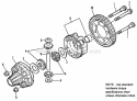 Gear Transmission Service Parts - Diagram 4 Diagram and Parts List for 1692025  Simplicity Lawn Tractor