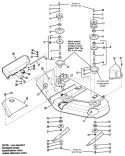 Housing  Arbor Group Diagram and Parts List for 1692439  Simplicity Lawn Tractor