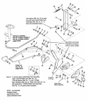 Hydrostatic Cam  Lever Group - Later Models Diagram and Parts List for 1692439  Simplicity Lawn Tractor