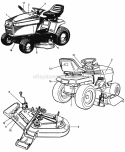 Decal Group - Later Models Diagram and Parts List for 1692439  Simplicity Lawn Tractor