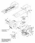 Hydro Transaxle - Group 1 Diagram and Parts List for 1692403  Simplicity Lawn Tractor