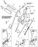 Part Location Diagram of 1678696SM Simplicity Arm, Shift Assembly.-7 Hp Only