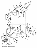 Part Location Diagram of 1708519ASM Simplicity Support Assembly, Roller