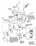 Engine Group - Electric Clutch - 16  18Hp Briggs  Stratton - Later Models Diagram and Parts List for 1692439  Simplicity Lawn Tractor