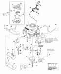 Engine Group - Electric Clutch - 14  15Hp Single Cylinder Diagram and Parts List for 1692719  Simplicity Lawn Tractor