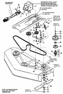 Part Location Diagram of 1700395ASM Murray LEVER & HUB ASSEMBLY