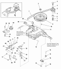 Drive  Belt Group Diagram and Parts List for 1692761  Simplicity Lawn Tractor