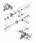 Hydrostatic Transaxle Diagram and Parts List for 1692727  Simplicity Lawn Tractor