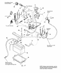 Electrical - Main Harness Diagram and Parts List for 1692727  Simplicity Lawn Tractor