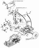 Hydro Gear Model 311-0500-Controls Diagram and Parts List for 1692553  Simplicity Lawn Tractor