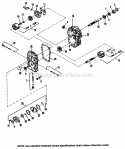 Service Parts - Hydro Pump Bdu-10L-258 Diagram and Parts List for 1692571  Simplicity Lawn Tractor