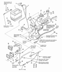 Electrical Group - Early Models Diagram and Parts List for 1692799  Simplicity Lawn Tractor
