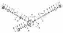 42 48  60 Mower Drive Assy (Curtis Gear Box) Diagram and Parts List for 1691925  Simplicity Lawn Tractor