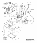 Electrical - Main Harness Diagram and Parts List for 1692781  Simplicity Lawn Tractor