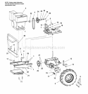 Engine Mounting Belts  Wheels Diagram and Parts List for 1693207  Simplicity Tiller