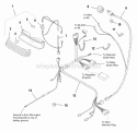 Electrical - Lower Harness - Liquid Cooled Models Diagram and Parts List for 1693256  Simplicity Lawn Tractor