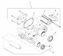 Service Parts - Electric Lift Mechanism Diagram and Parts List for 1693256  Simplicity Lawn Tractor
