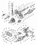 Transmission Service Parts - Transaxle - Hydro Gear 216-3010L Ct Diagram and Parts List for 1693256  Simplicity Lawn Tractor