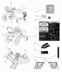 Decals - Safety  Common Diagram and Parts List for 1693256  Simplicity Lawn Tractor