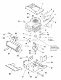 Engine Group - Electric Clutch Diagram and Parts List for 1692836  Simplicity Lawn Tractor