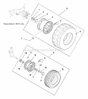 Wheels  Tires Group Diagram and Parts List for 1692898  Simplicity Lawn Tractor
