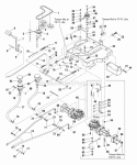 Transaxle  Carrier Group Diagram and Parts List for 1692898  Simplicity Lawn Tractor