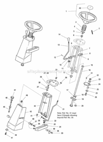Front Column  Dash Group (984685) Diagram and Parts List for 1693317  Simplicity Lawn Tractor