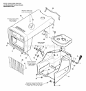 Dash Hood  Grille Group - Power Steering Models Diagram and Parts List for 1692799  Simplicity Lawn Tractor