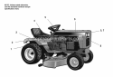 Decals - Brand  Model Diagram and Parts List for 1692799  Simplicity Lawn Tractor