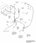 Electrical - Lower Harness Diagram and Parts List for 1693061  Simplicity Lawn Tractor