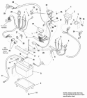 Electrical - Main Harness Diagram and Parts List for 1693061  Simplicity Lawn Tractor