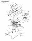 Transmission Belt  Carrier Group - Hydro Models Diagram and Parts List for 1693080  Simplicity Lawn Tractor