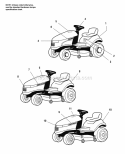 Decals - Brand  Model Diagram and Parts List for 1693074  Simplicity Lawn Tractor