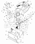 Part Location Diagram of 1720577SM Murray SPLICE, CHUTE HANDLE