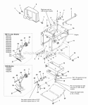 Frame Diagram and Parts List for 1692680  Simplicity Snow Blower