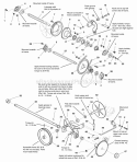 Traction Drive Group (985637) Diagram and Parts List for 1693650  Simplicity Snow Blower