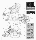 Part Location Diagram of 1720390SM Simplicity Decal, Danger, Catcher Open